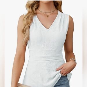 Brand New Peplum Sleeveless Tank